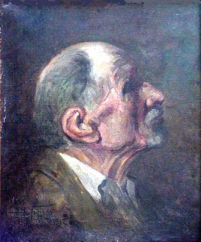 Antonio Parreiras Bust of a man Germany oil painting art
